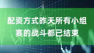 配资方式昨天所有小组赛的战斗都已结束